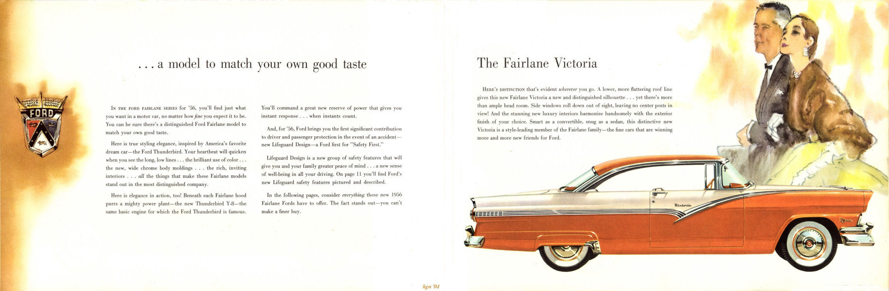 1956 Ford Fairlane Brochure Page 10